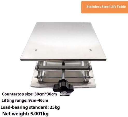ya 28 10.13 baidi Stainless Steel Aluminum Oxide Lift Table Leveler Small Manual Platform Lifter-11