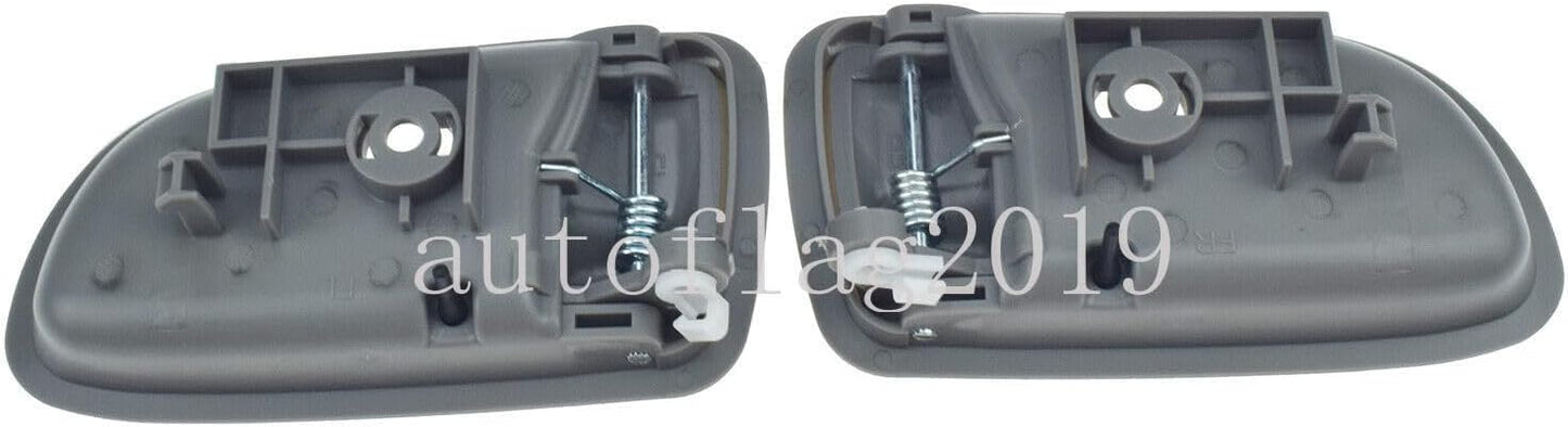 ya 4 8.24 baidi Pair of Gray Interior Door Handles Left and Right Side for 2003-2005 for Kia Rio
