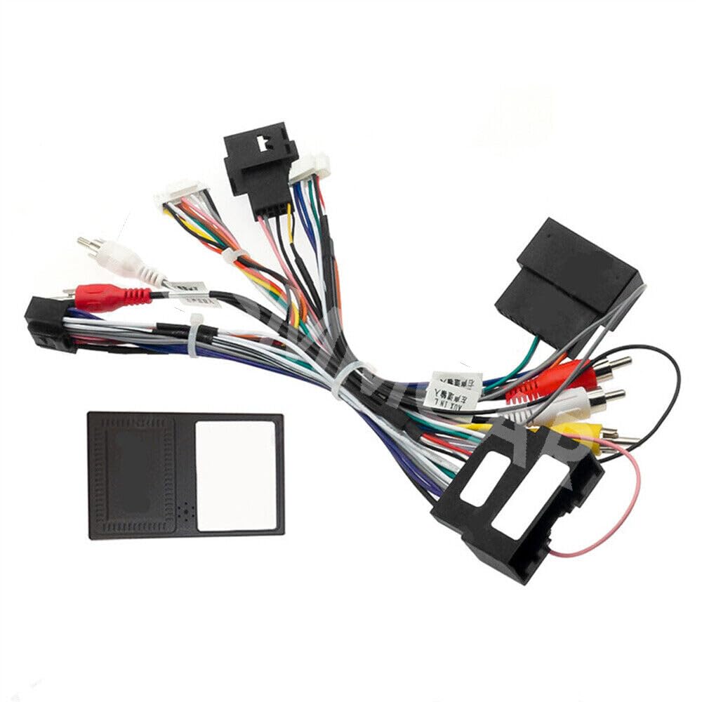 ya 6 8.24 baidi 16PIN Stereo Radio Power Wiring Harness Adapter Fit for Ford F150 W/Canbus Box