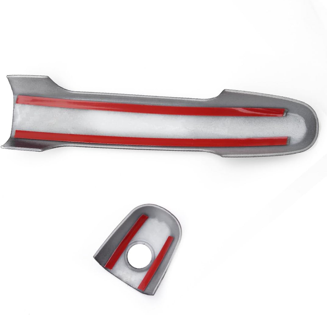 ya 2 8.15 Carbon Fiber ABS Door Handle Cover Trim fit for Toyota for Camry for Corolla Highlander