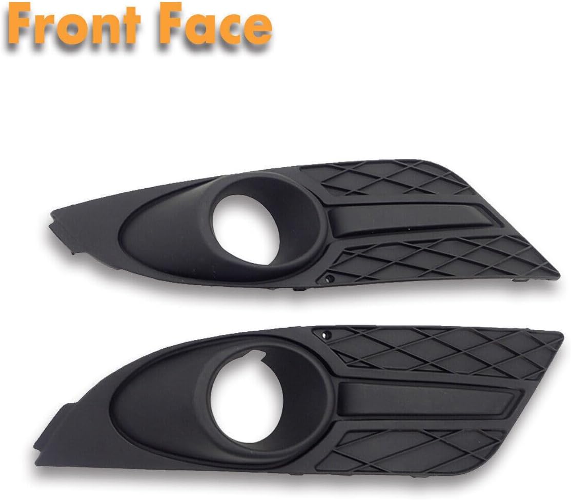 ya 7 8.24 baidi A pair of front bumper fog lamp cover trim borders for Ford Focus 2007-2008
