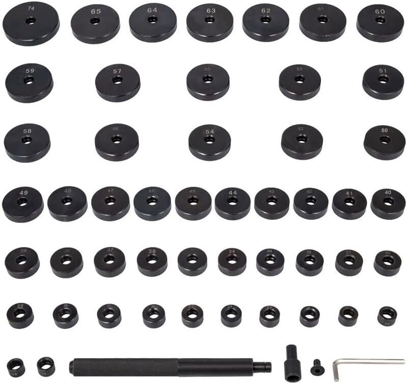ya 13 9.15 baidi 51pc Custom Bushing Bearing Seal Driver Push Press Disc Tool Set 18-65mm