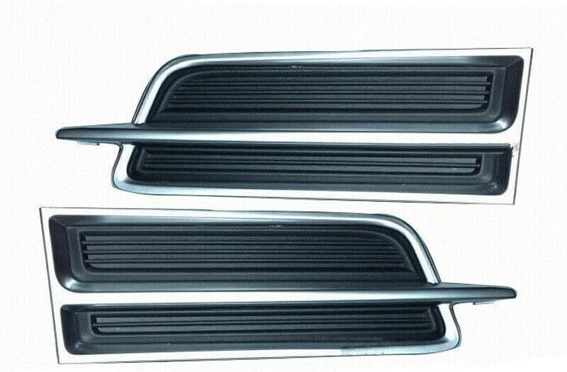 ya 4 8.10 Pair Front Fog Driving Light Cover Trim Grille Fit for Cadillac XTS 2013-2017