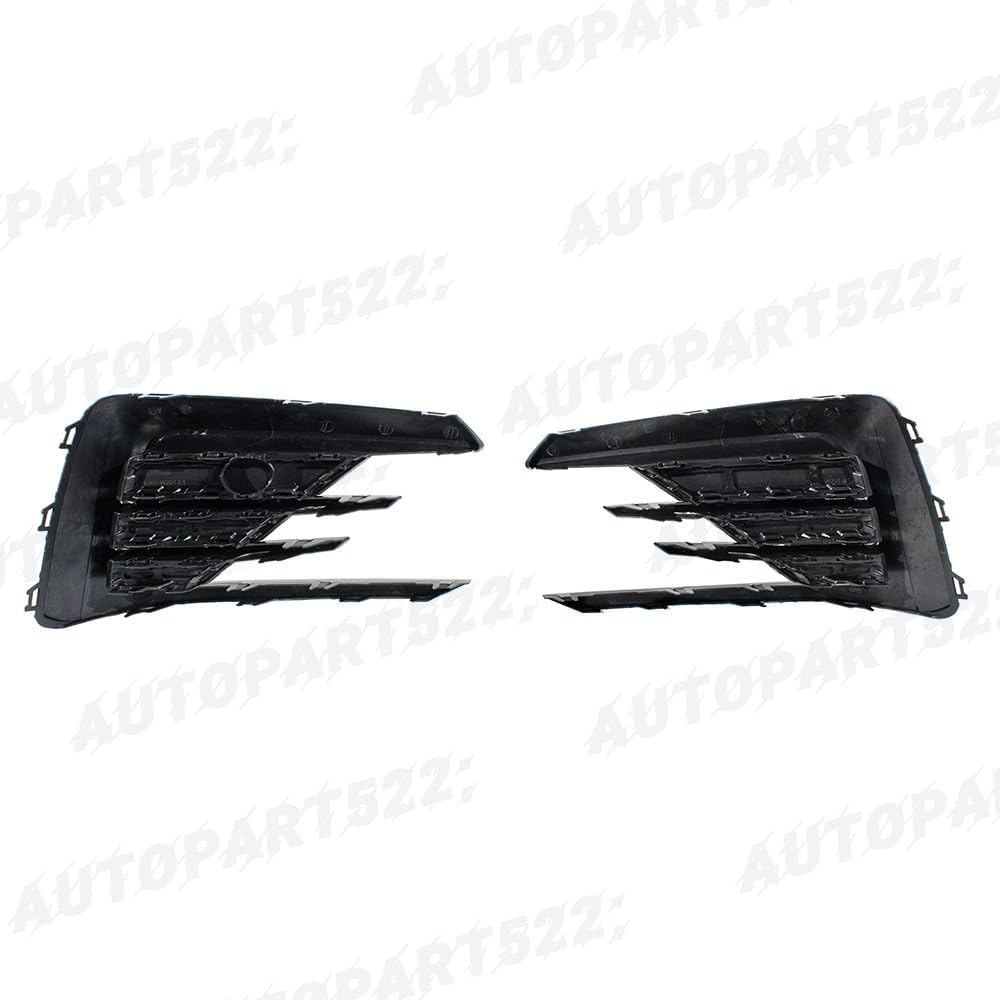 ya 2 8.15 Pair Front Bumper Fog Light Cover Grille for 2016-2018 2019 for VW for Passat R-LINE
