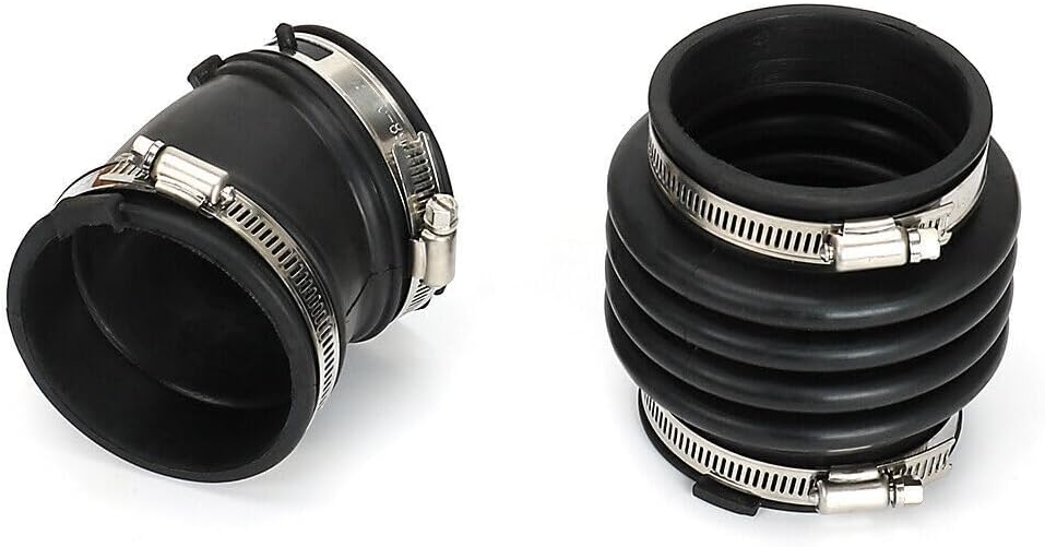 ya 10 9.16 baidi Set of 2 Air Intake Hose Tube Duct Boot for Infiniti M35 M45 2006-2009 V6 3.5l