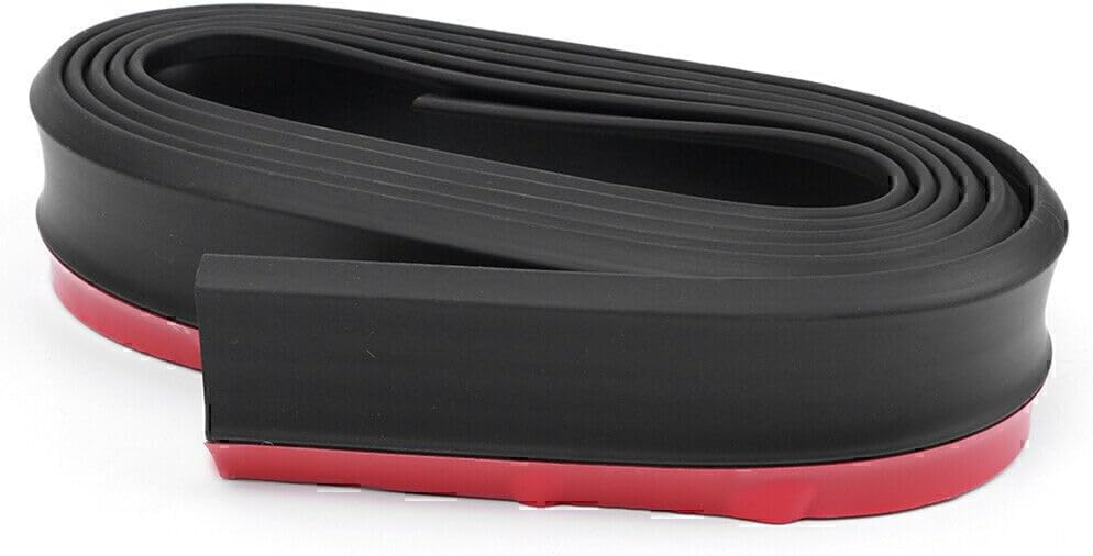 ya 4 8.14 2.5M Lower Lip Protective Strip/Bumper Skirt Rubber Anti-Scratch Black New Car