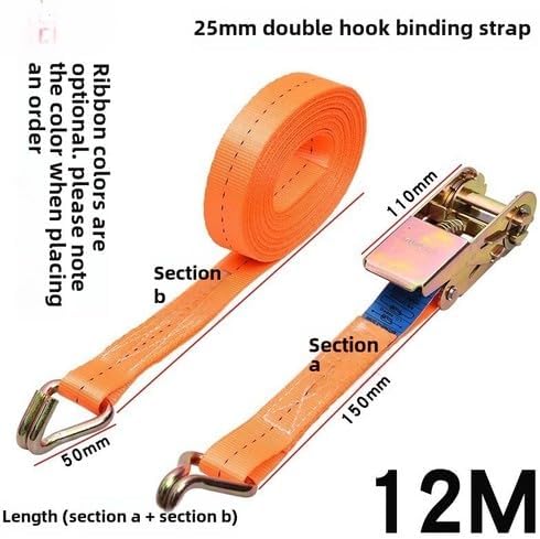 ya 28 10.13 baidi 25mm Cargo Strapping Belt Ratchet Tensioner Automotive Cable Tie Tightening Belt-20