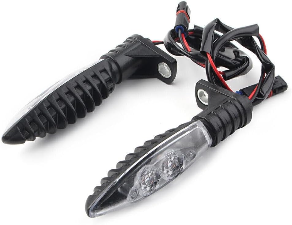 ya 13 9.15 baidi Front LED Turn Signal Indicator Light Clear Lens Fit for BMW HP4 S1000R S1000RR Pair