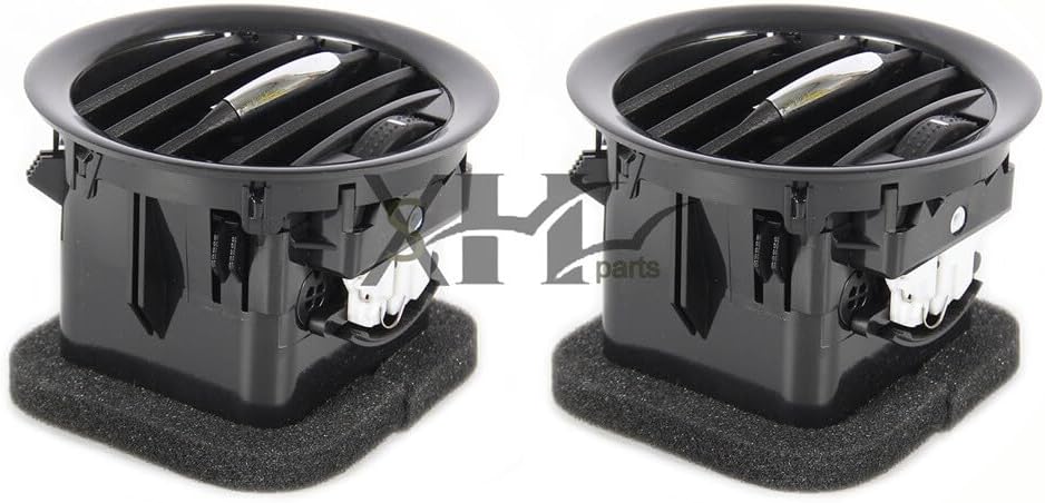 ya 10 9.16 baidi 2pcs Black Dashboard AC Air Vent Kit Fit for Vauxhall/for Opel #13417363#