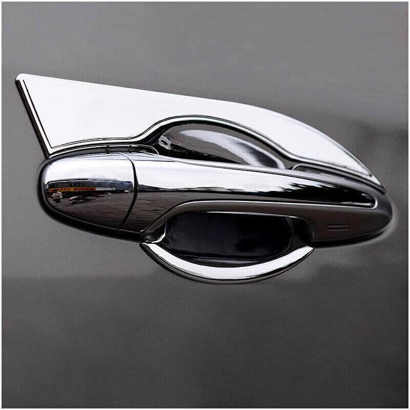 ya 5 8.10 for Toyota RAV4 2013-2018 Silver Exterior Side Door Bowl Cover Trim Decorate ABS