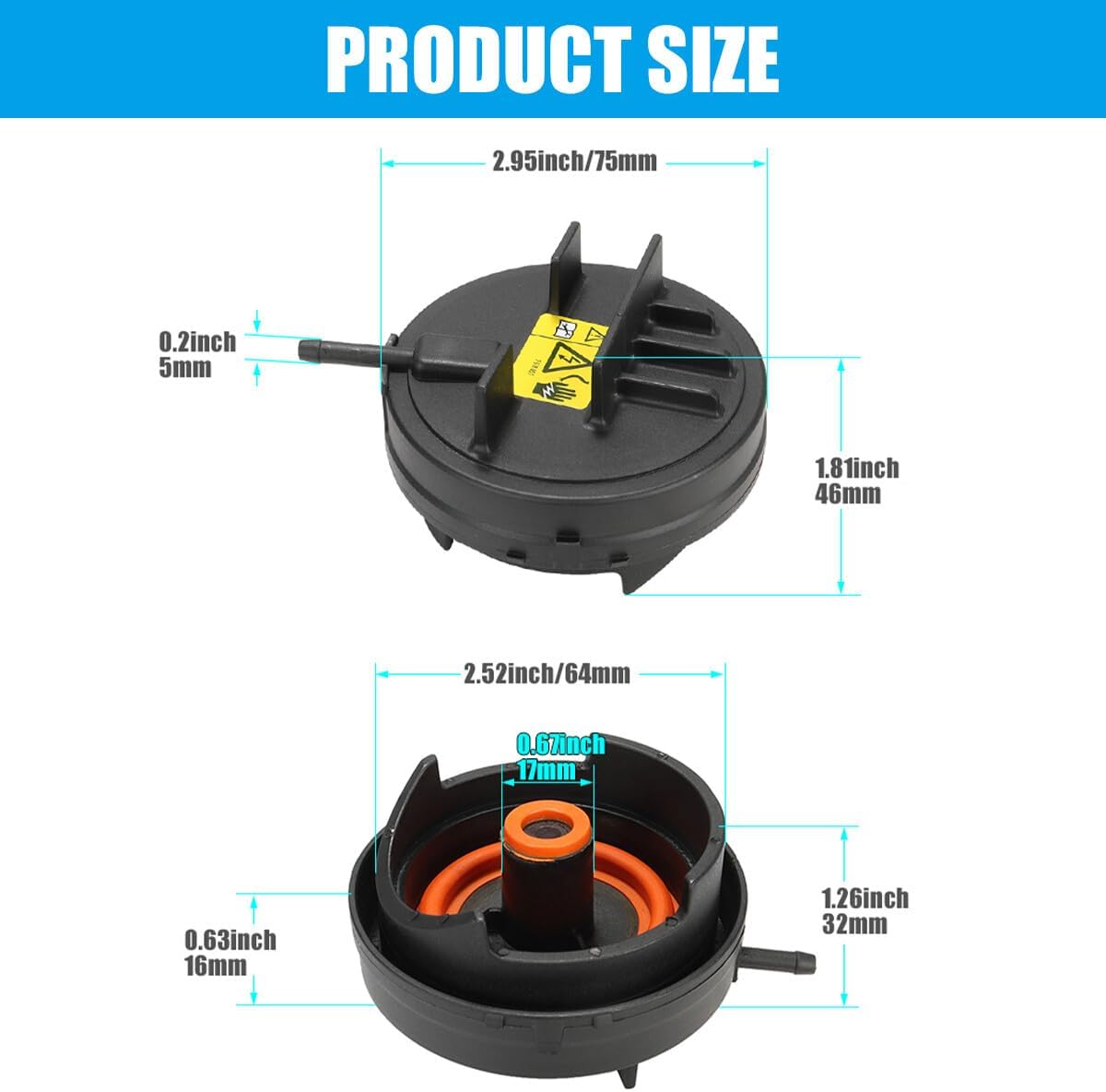ya 4 8.8.2 for BMW E82 E90 E70 Z4 X3 X5 128i 328i 528i Engine Valve Cover Cap 11127552281