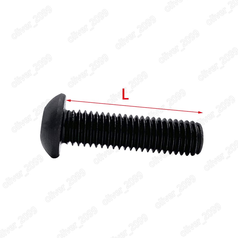 ya 16 10.20 baidi Black 10.9 Steel Hex Socket Button Head Screws Allen Bolts M6 M8 M10 M12 M16