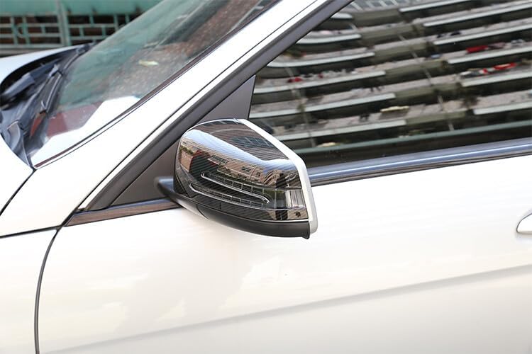 ya 11 9.14 baidiCarbon fiber rearview mirror cover external protective cover for Mercedes-Benz ABCES GLA/K CL USA -