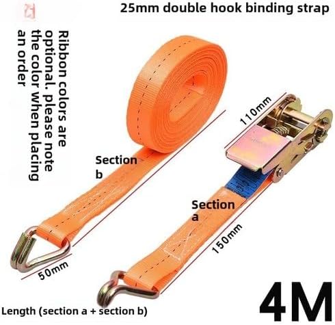 ya 28 10.13 baidi 25mm Cargo Strapping Belt Ratchet Tensioner Automotive Cable Tie Tightening Belt-13