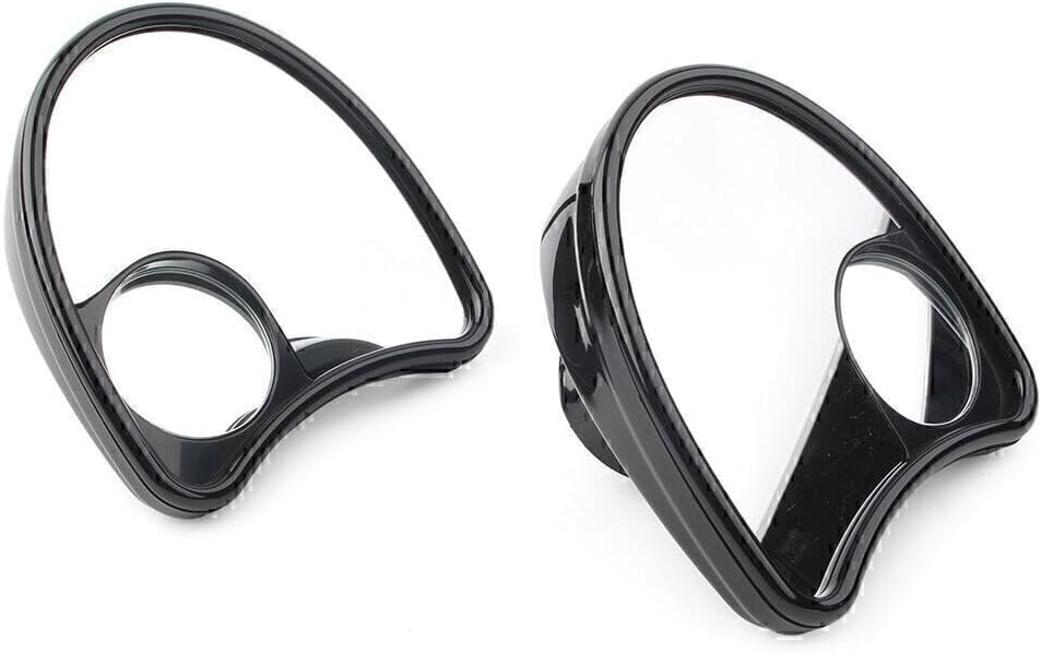 ya 2 8.15 Rear Side Wide Angle Blind Spot Mirror Fairing Mount for Touring Street Glide po