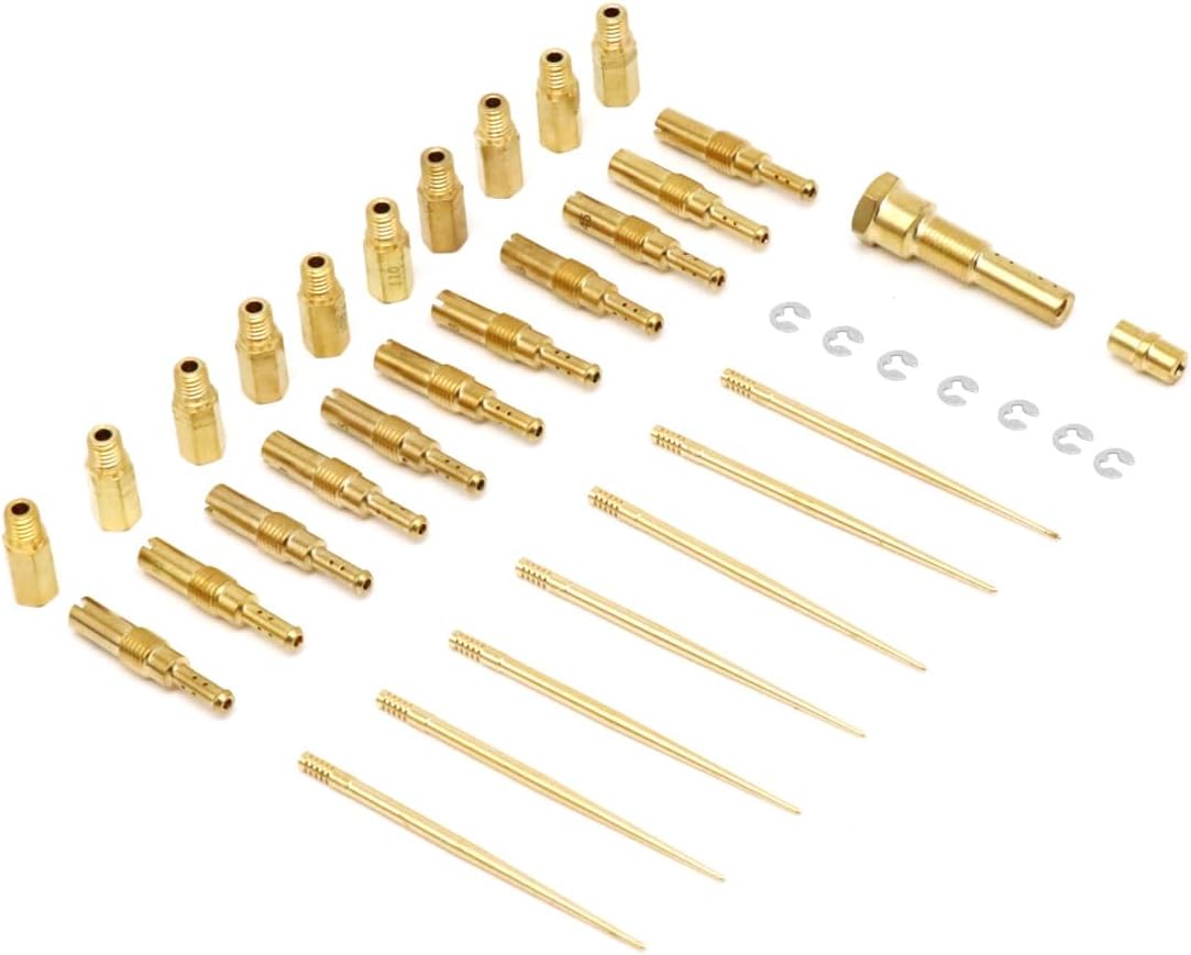 ya 2 8.15 PE 26-28 21-34 Carburetor 16 Holes Repair Kit Slow Jet Needle Holder Atomiser
