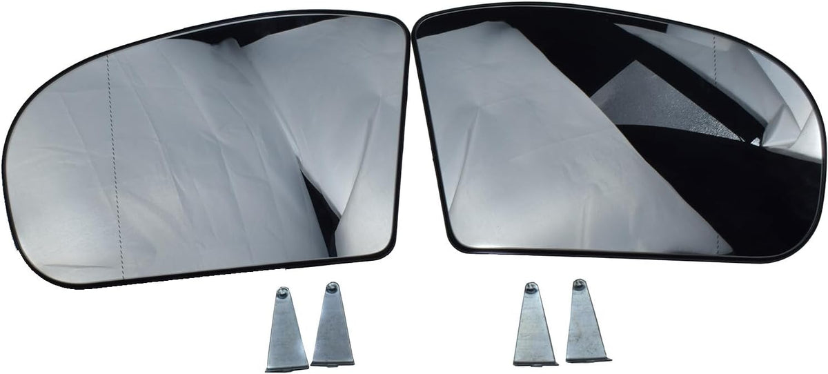 ya 9 10.24 1 Set LH and Right Hand Mirror Glass Heating for 2001-07 for Mercedes C&E C