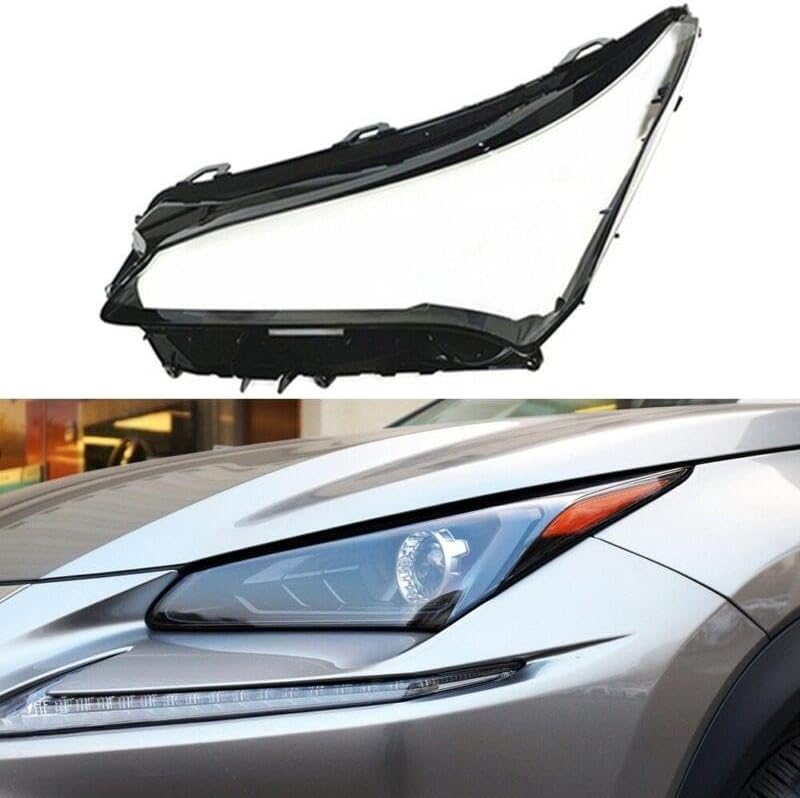 ya 4 8.14 for Lexus NX200 NX300h 2015-2021 Left headlight lens transparent protective cover + sealant