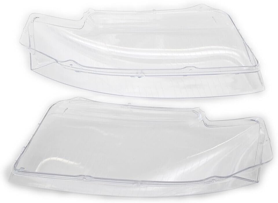ya 6 8.14 Fit for Audi A4 B6 2002-05 Replacement Headlight Head Lamp Lens Cover Left + Right