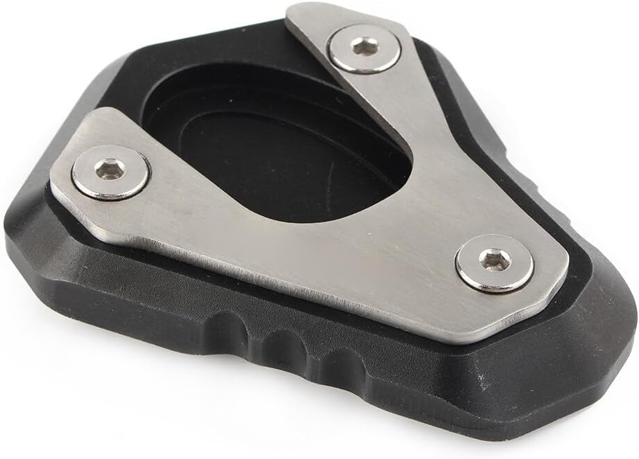 ya 4 8.8.2 Side Stand Kickstand Foot Plate Pad for Kawasaki ZX-10R 2011-2023 Black