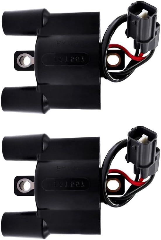 ya 9 10.24 2 pcs ignition coil F6T557 for Kawasaki STX-12F 2003-2007 / Ultra 250X 2007-2008-