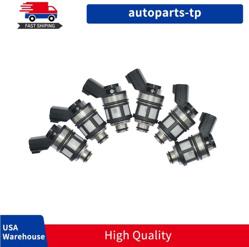 ya 12 10.8 baidi 6x Fuel Injectors for Nissan Frontier Pathfinder Xterra 3.3L V6 16600-38Y10 USA