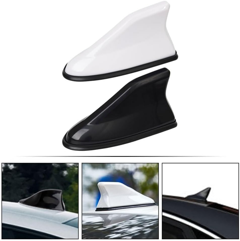 ya 6 8.14 2 Pcs Shark Fin Tail Rear Spoiler Wing Aerodynamic Car Accessories