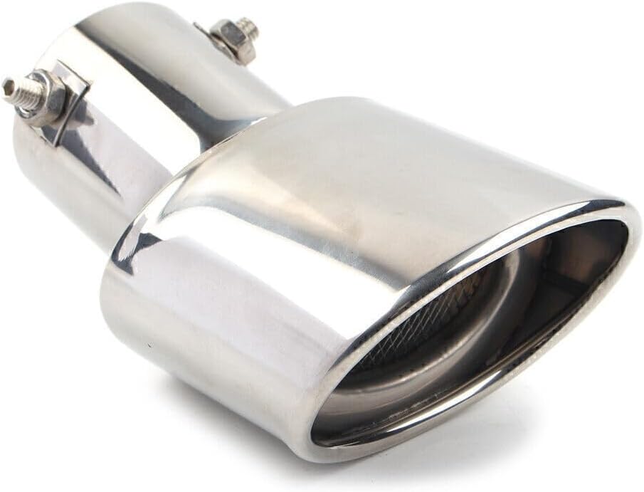 ya 14 9.20 zhengce Car Stainless Steel Rear Pipe Tail Muffler Tip Round Accessories Durable-1