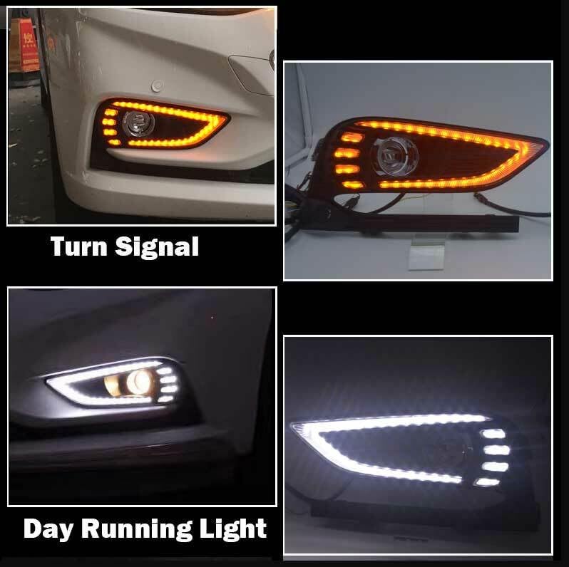 ya 9 10.24 Front Fog Light Assembly for Chevrolet for Cruze 2016-2018 LED Driving Lights Pair