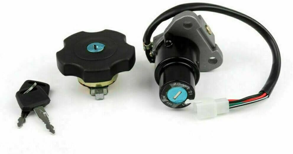 ya 6 8.24 baidi Ignition Switch Fuel Gas Cap Lock Keys for Yamaha DT200 TW200 XT225 Serow XT600