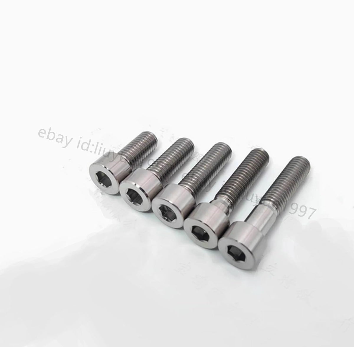 ya 16 10.20 baidi 1 Pcs #1/4-20 Long Titanium Ti Screw Bolt Allen Hex Socket Cap Head GR5-1