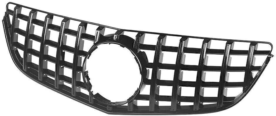 ya 2 8.15 GT R Black Car Front Upper Grille for 2014-2016 15 for Benz E-Class C207 W207