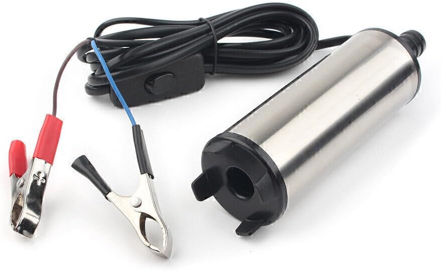 ya 7 8.24 baidi 12V/24V Submersible Pump 51mm Water Oil Diesel Fuel Transfer Refueling 33L / min