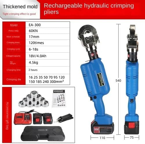 ya 14 9.20 zhengce Electric Hydraulic Pliers hargeable Portable Battery Cable Crimping Pliers-2