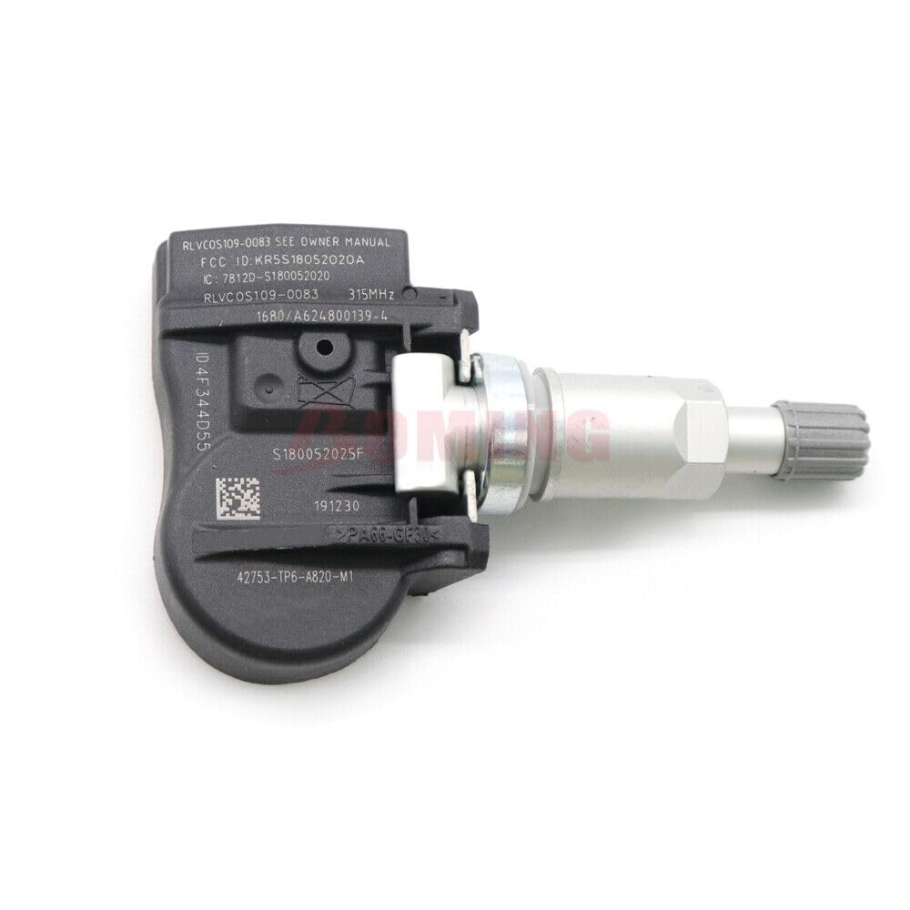 ya 4 8.8 42753-TP6-A820 4pcs TPMS Tire Pressure Sensor for Honda Crosstour CRV for Accord