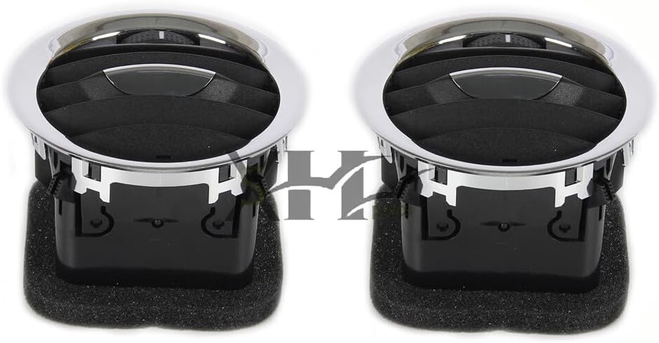 ya 10 9.16 baidi 2* Chrome Dashboard AC Air Vent Kit Fit for Opel #13417363#