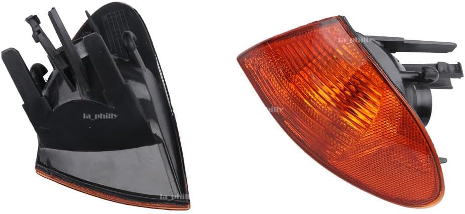 ya 6 8.24 baidi 2x Parking Signal Indicator Corner Light Amber for BMW 3 Series E46 99-01 Sedan