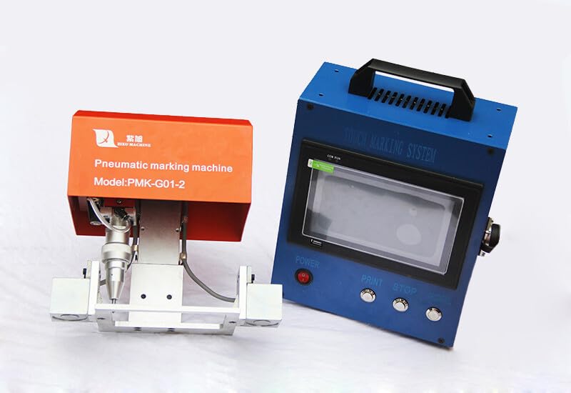 ya 16 10.20 baidi Pneumatic Dot Matrix Print Dot Pin Marking Machine Metal Marking 130 * 30MM New