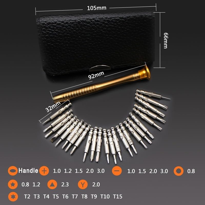 ya 26 10.21 baidi Screwdriver Set 25 In 1 Watch Eyeglasses Repair Tools P ision Micro-2