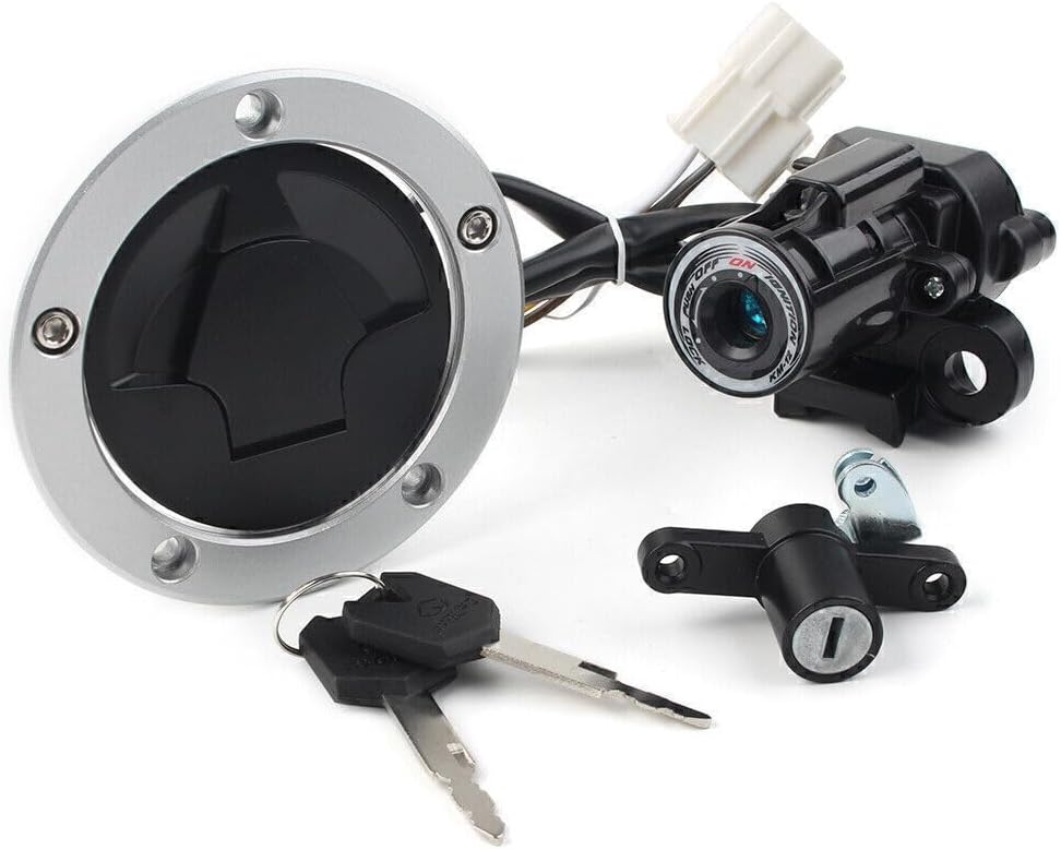 ya 6 8.24 baidi For 13-18 17 for Kawasaki XZ6R Ignition Switch Gas Cap Cover for SEAT Lock Key Set