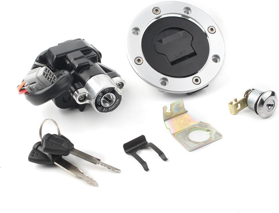 ya 6 8.24 baidi for Suzuki VStrom1000/DL1000 2002-2009 1x Ignition Switch Fuel Gas Cap Lock Set