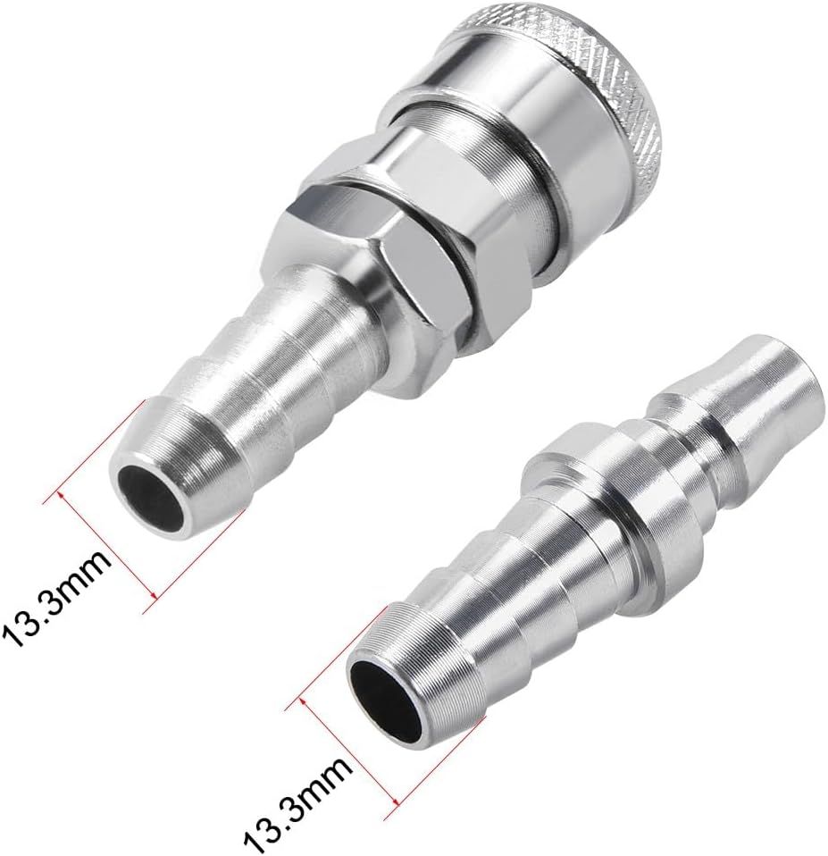 ya 14 9.20 baidi Quick Coupler, Air Hose Fitting Connector 13. m Barb Quick Disconnect Set-1