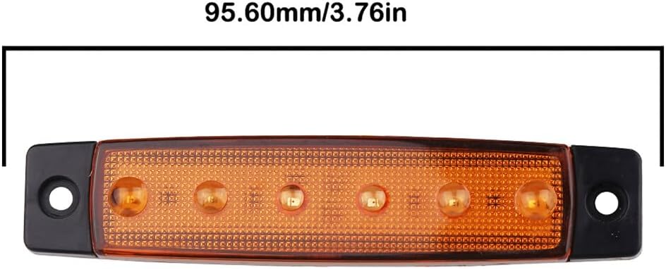 ya 2 8.15 Fits For Buses/Trucks/Trailers/Lorries 10X 24V Side Marker Lamp Indicator Light