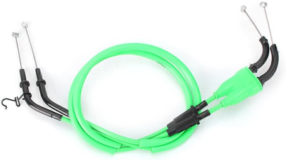 ya 4 8.8.2 2xMotorcycle Throttle Cable Accelerator Wire Line Fit for Kawasaki ZX10R 16-17