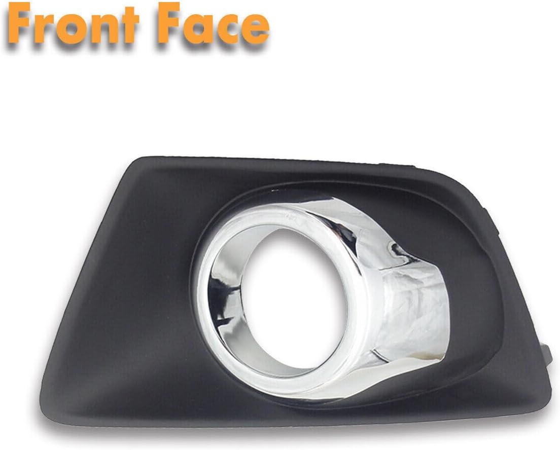 ya 11 9.14 zhengce 1Pcs Left Driver Fog Light Lamp Trim Cover Bezel Fit for Ford Ecosport 2013