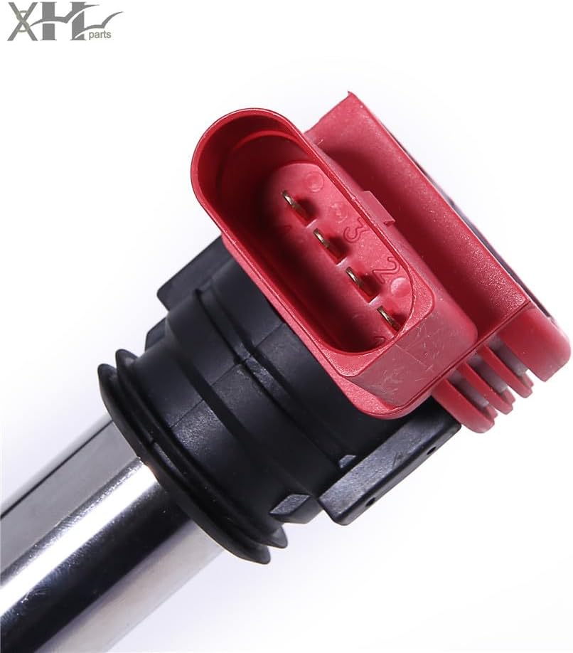 ya 9 10.24 6Pcs Red Ignition Coils for Audi A4 A5 A6 A8 Q5 for VW Touareg 06-13 06E 905 115E