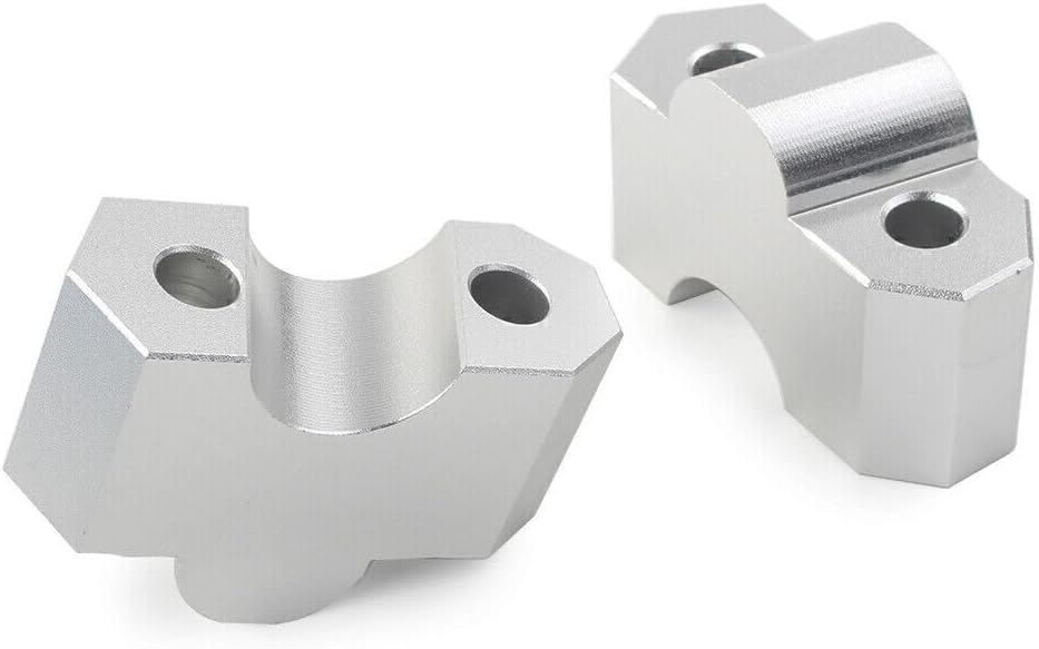 ya 4 8.8.2 Handlebar Riser Clamp Fit for Kawasaki Z750 2004-12 Z1000 2003-16 Chrome Motorcycle