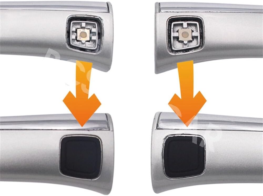 ya 10 9.16 baidi Keyless Entry Car Door Handle Button Cap Fit for Mercedes-Benz SL550 2003-2008