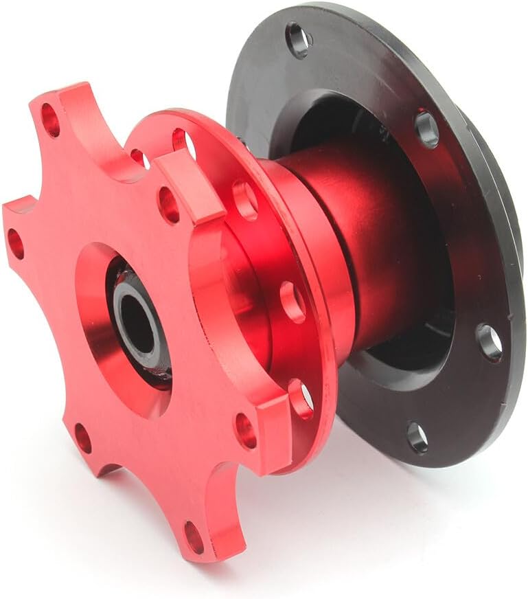 ya 10 9.16 zhengce Sports Steering Wheel Quick Release Snap Off Boss Kit Hub Adapter Red Unive
