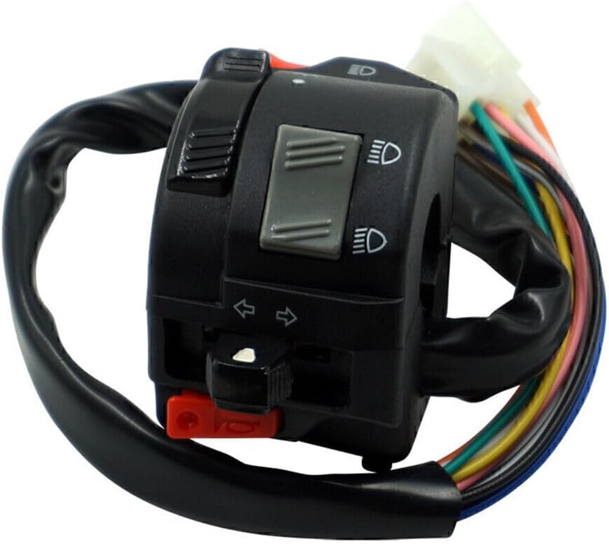 ya 4 8.14 7/8 22MM Motor Handlebar Horn Button Turn Signal Fog Light Controller Switch